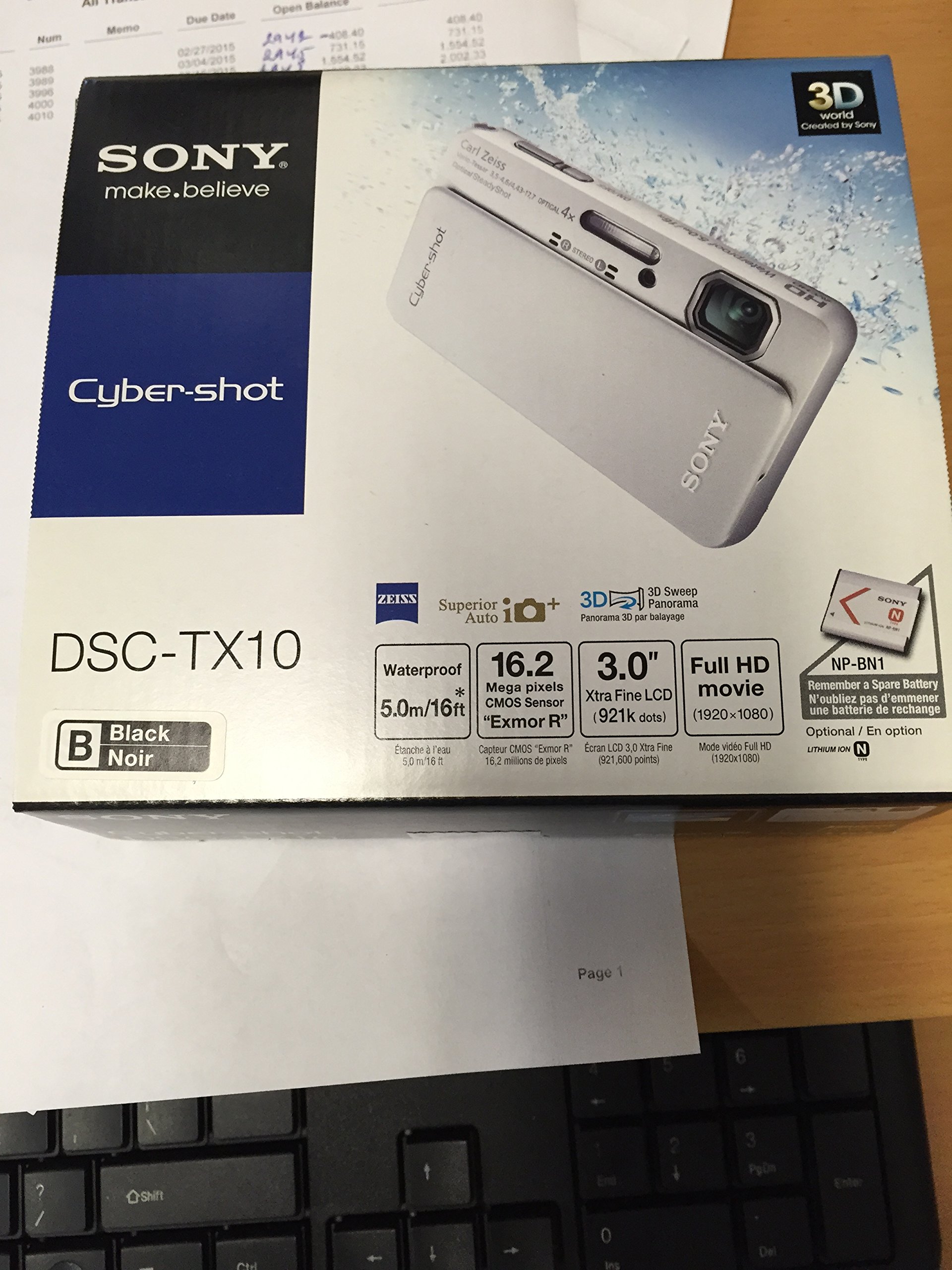 Amazon.com : Sony Cyber-Shot DSC-TX10 16.2 MP Waterproof Digital