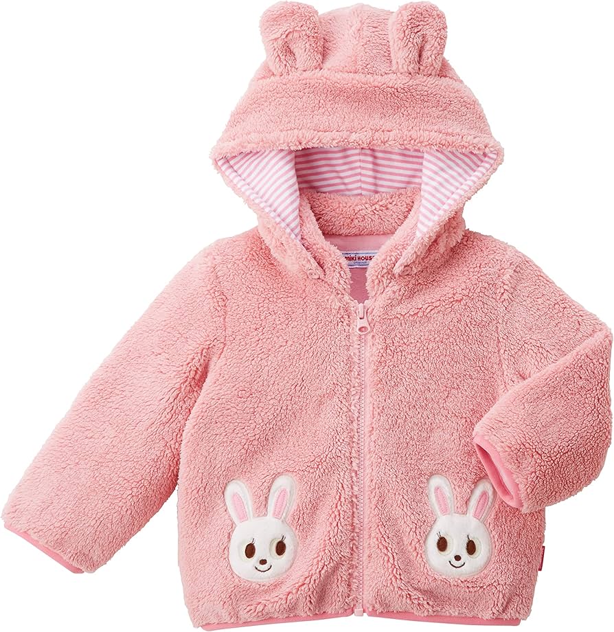 Amazon.co.jp: [ミキハウス] ジャンパー アウター ボア フリース