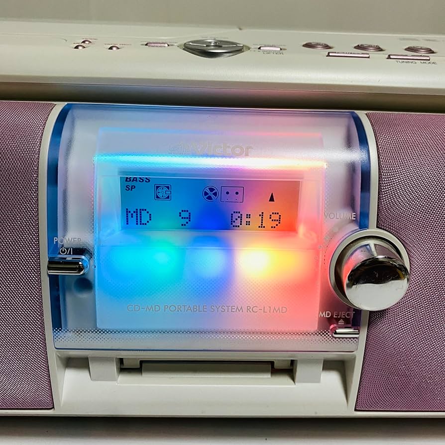 Amazon | JVCケンウッド ビクター CD-MDポータブルシステム ピンク RC