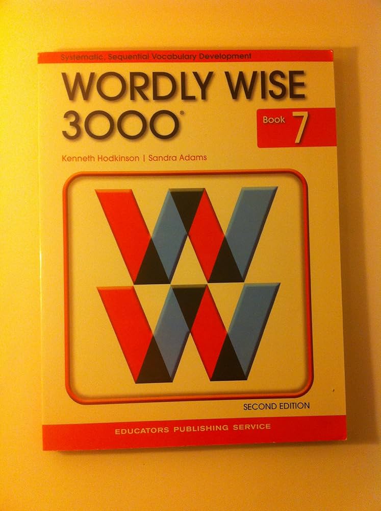 Amazon.com: Wordly Wise 3000 Book 7: 9780838828250: Hodkinson