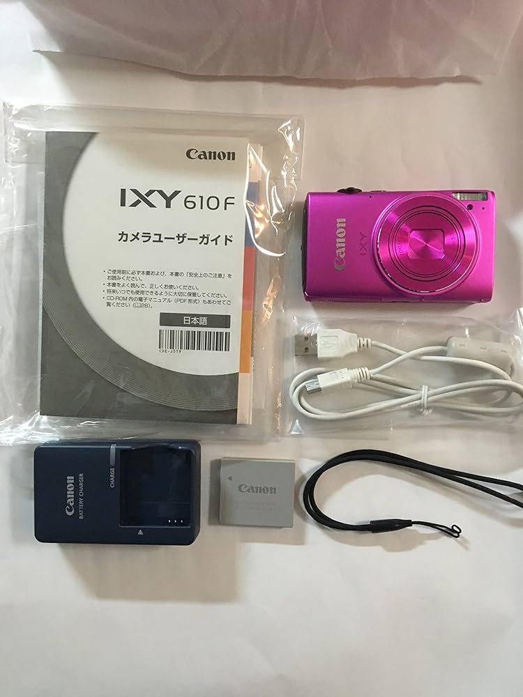Canon IXY610F キャノン 付属品 保護フィルム 箱あり 動作確認済