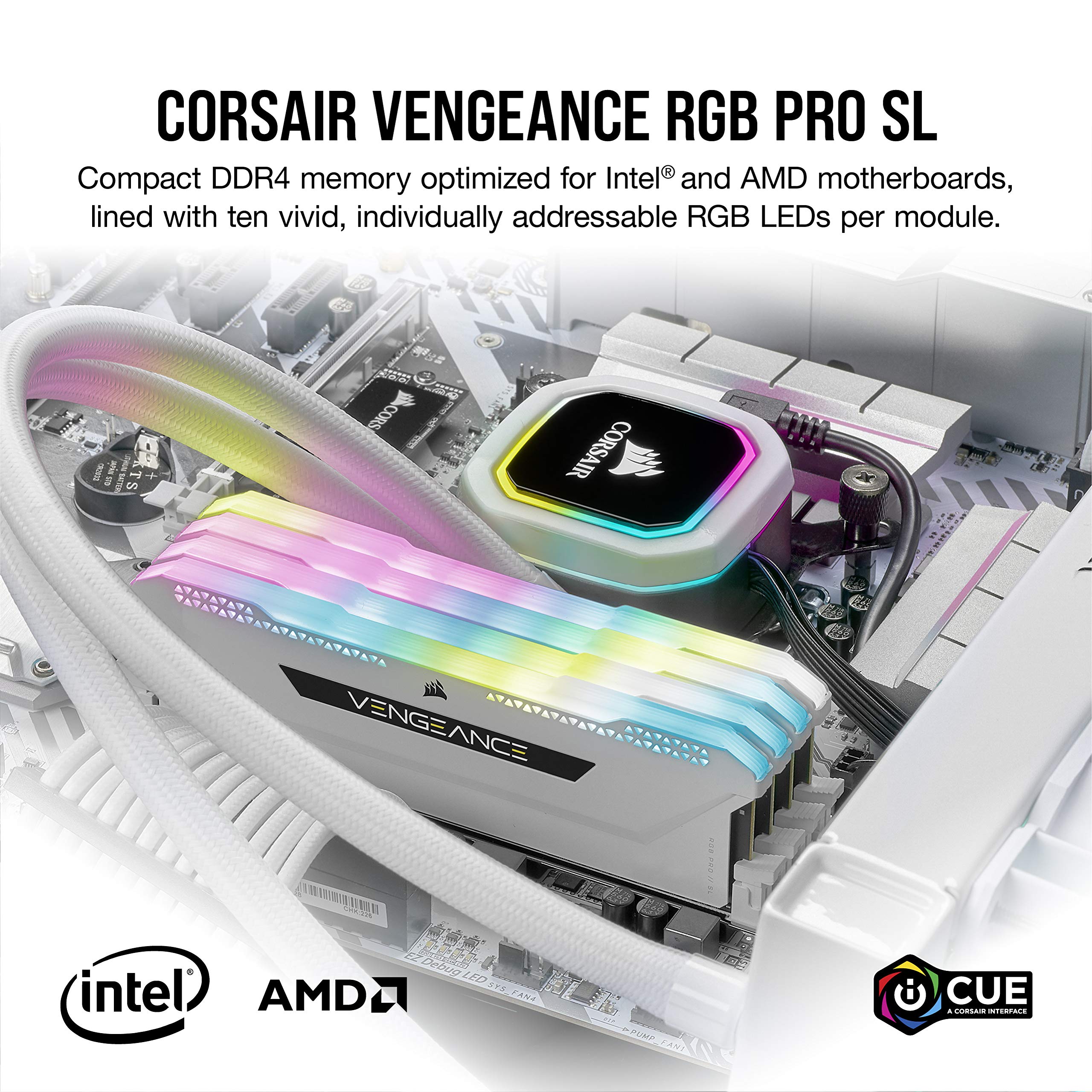 Corsair Vengeance RGB Pro SL 16GB (2x8GB) DDR4 3200 (PC4-25600
