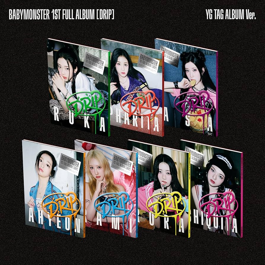 Amazon.co.jp: BABYMONSTER 1st FULL ALBUM [DRIP 7 SET (YG TAG ALBUM