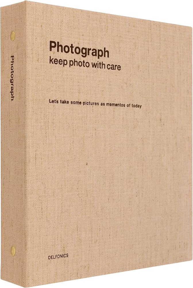 Amazon.co.jp: デルフォニックス PDフォトアルバムリングM 麻 : 家電
