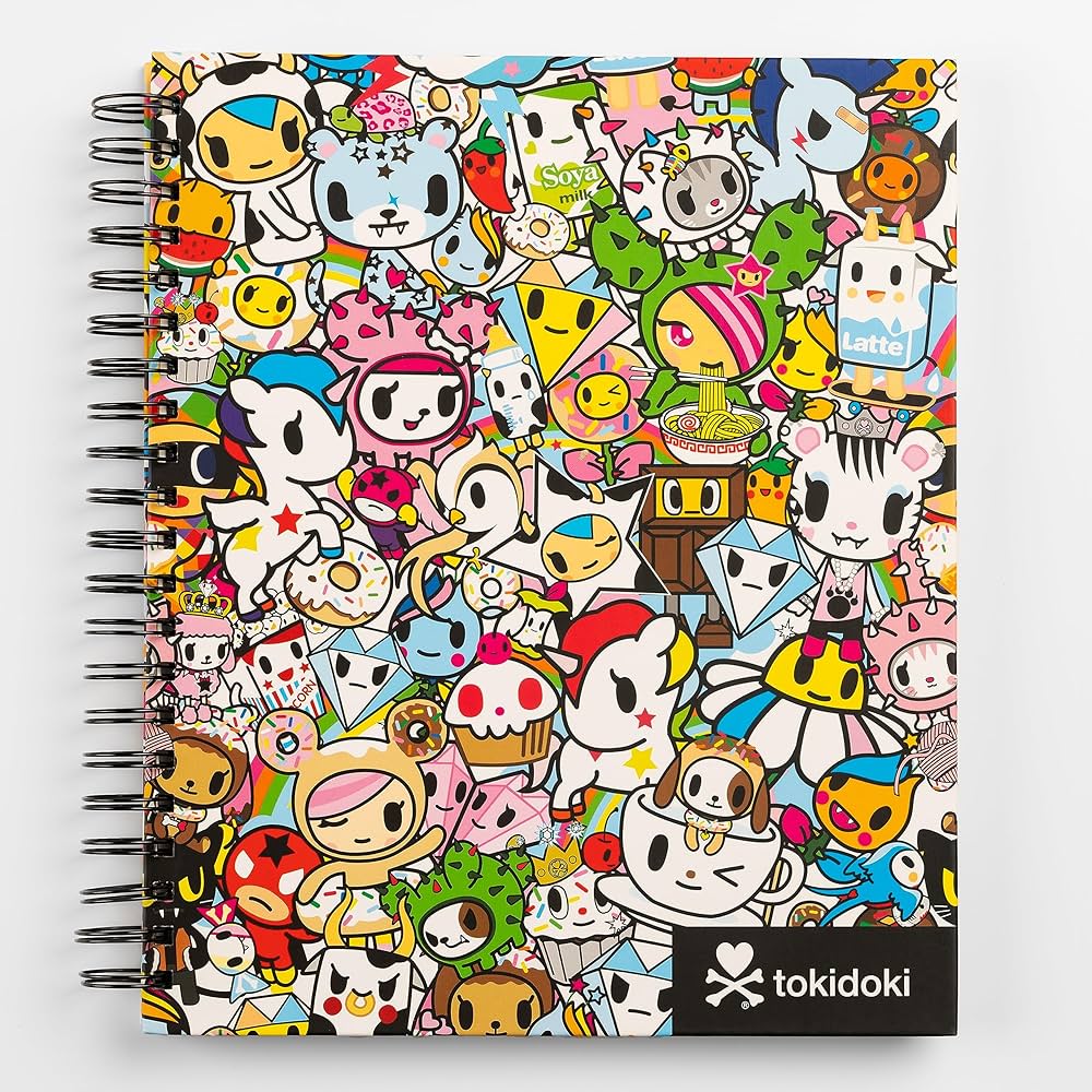 Amazon.com: tokidoki Sketchbook with Spiral Hardcover Blank Sketch