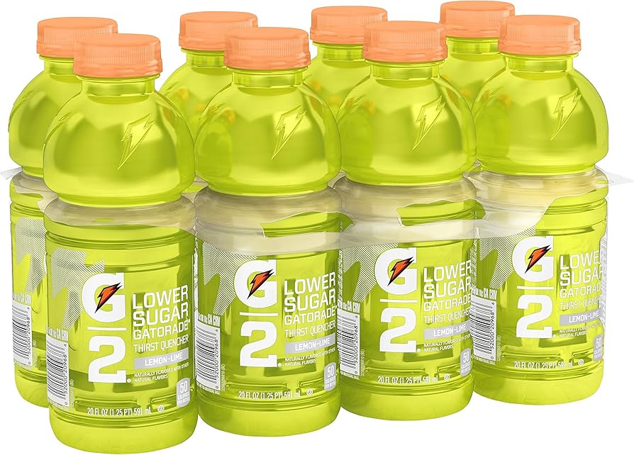 Amazon.com : Low Calorie G2 Sports Drink, Lemon Lime Flavor, 20 fl
