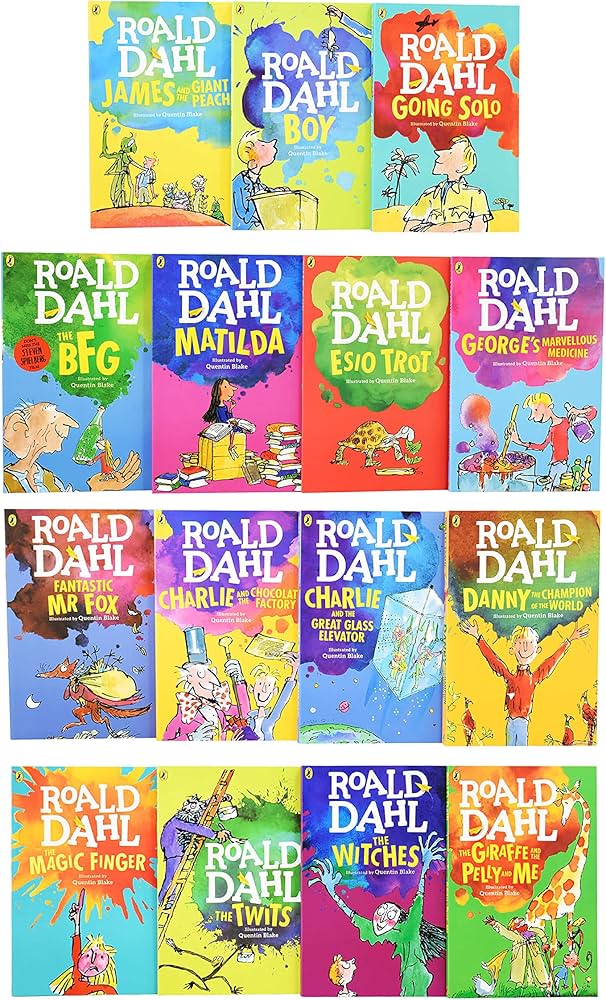 Amazon.com: Roald Dahl 15 Book Box Set: 8601404194764: Roald Dahl