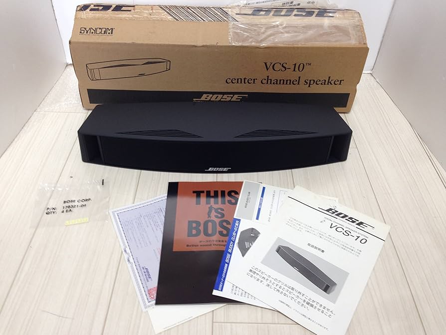 Amazon.co.jp: Bose センタースピーカーVCS-10 ブラック : 家電＆カメラ