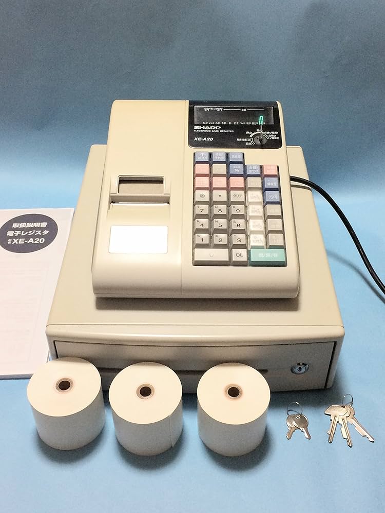 Amazon | シャープ 電子レジスタ グレー XE-A20-H | レジスター本体