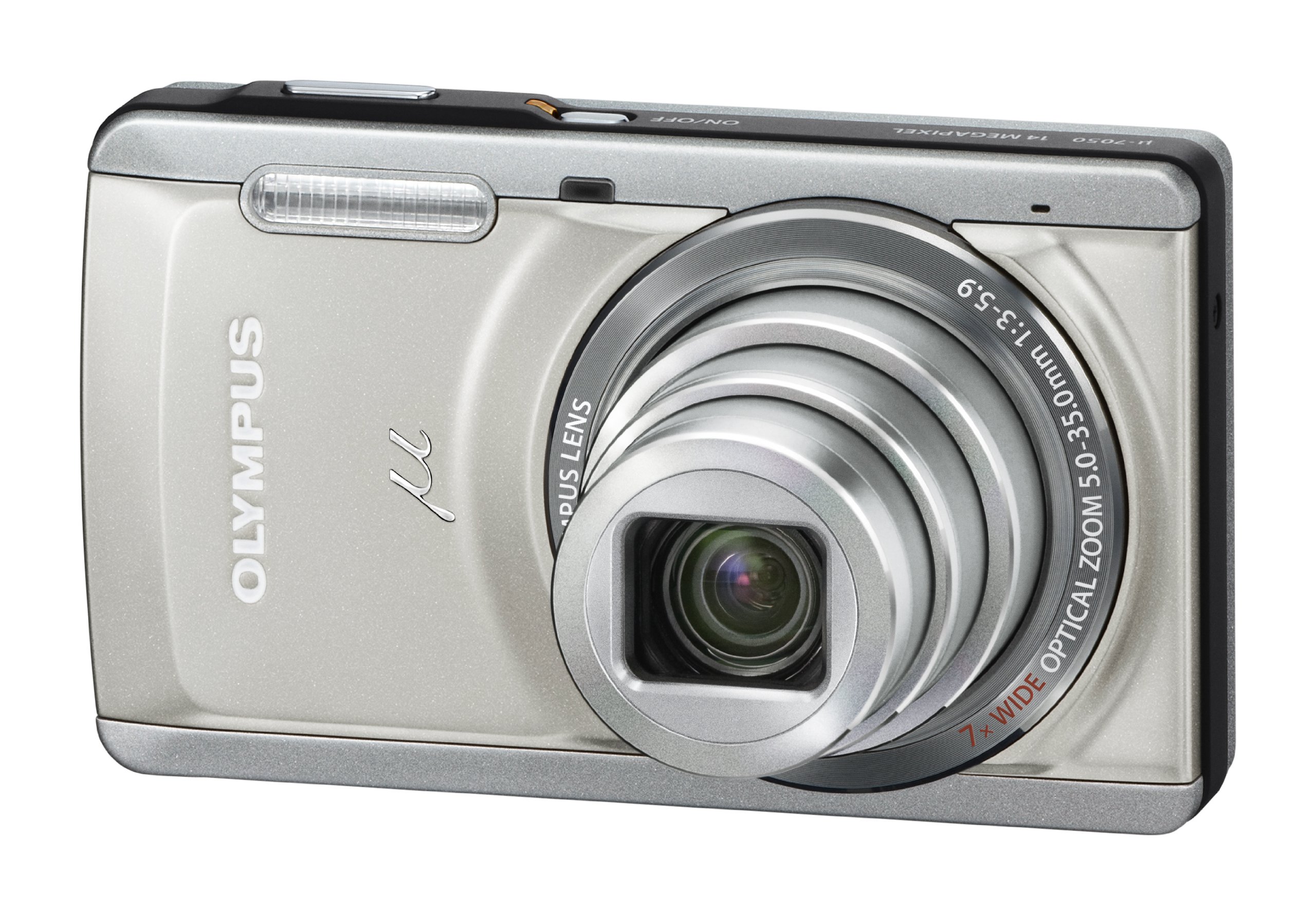 Amazon | OLYMPUS デジタルカメラ μ-7050 シルバー 光学7倍ズーム