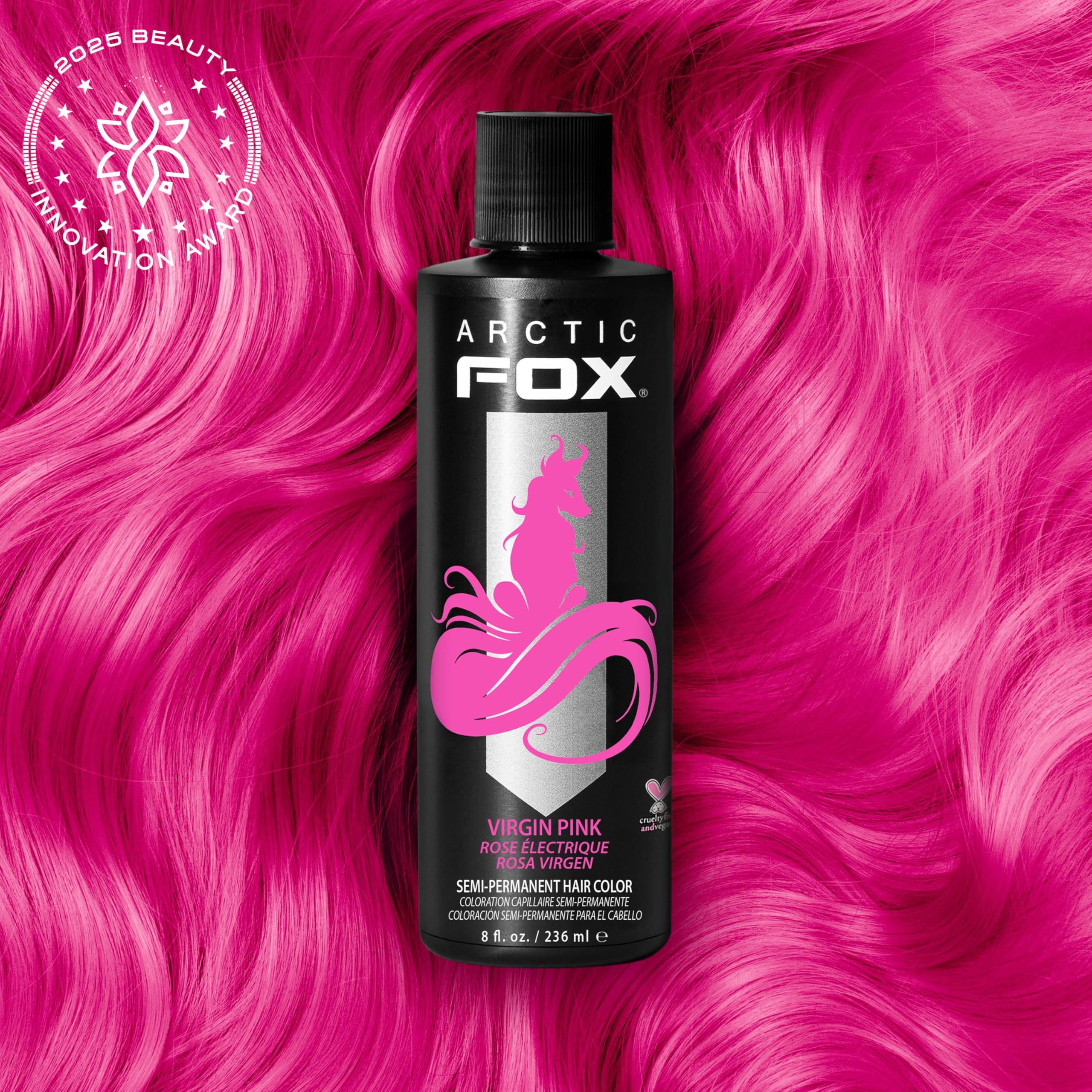 Amazon | Arctic Fox 100% ヴィーガン Virgin Pink 236 ml セミ