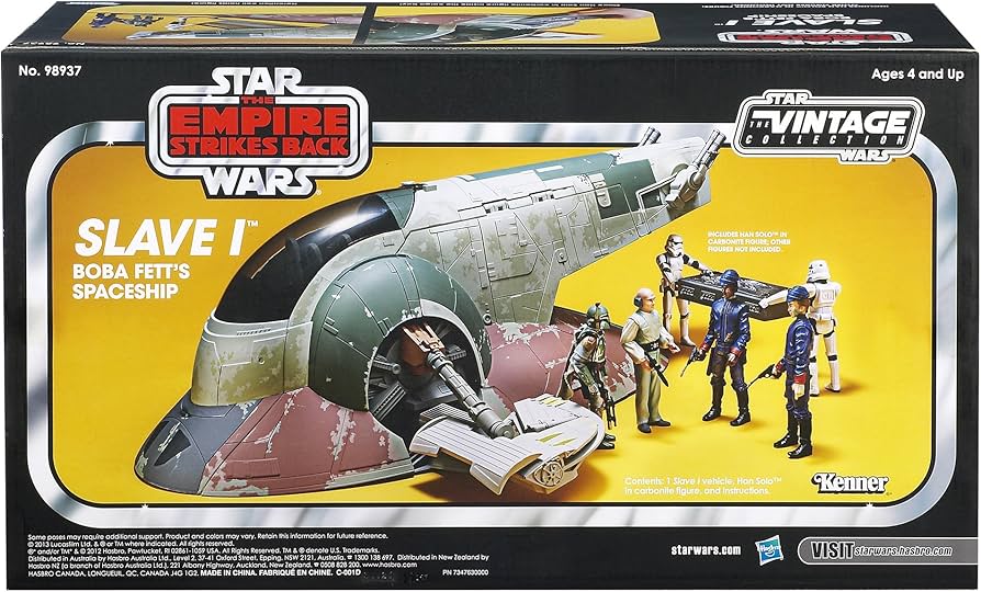 Amazon.com: Star Wars Slave I Action Figure Playset, 6-Pack : Toys