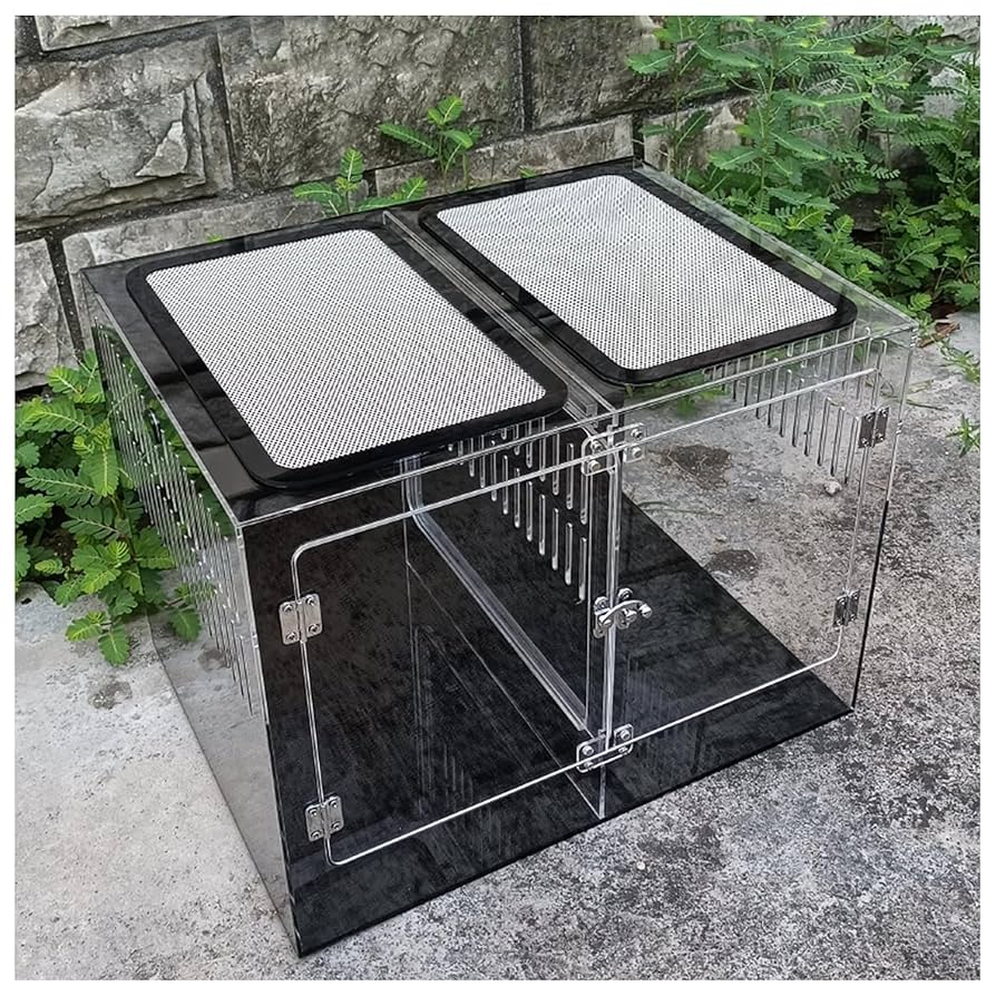 爬虫類ケージ 80×40×40㎝ 鍵付属 付け木無し 爬虫類ケージ 80×40×40