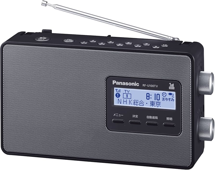 Amazon.co.jp: パナソニック ラジオ FM/AM/ワンセグTV音声 ブラック RF