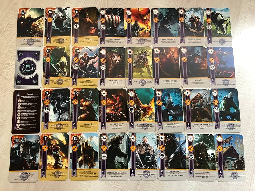 Amazon.co.jp: グウェント完全セット - 全5デッキ、プレイマットと木製