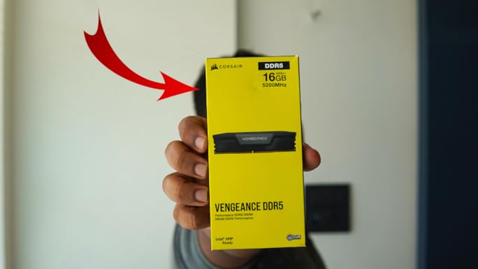 CORSAIR VENGEANCE DDR5 RAM 32GB (2x16GB) 5200MHz CL40-40-40-77