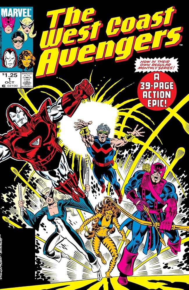 Amazon.com: Avengers West Coast (1985-1994) #1 eBook : Englehart