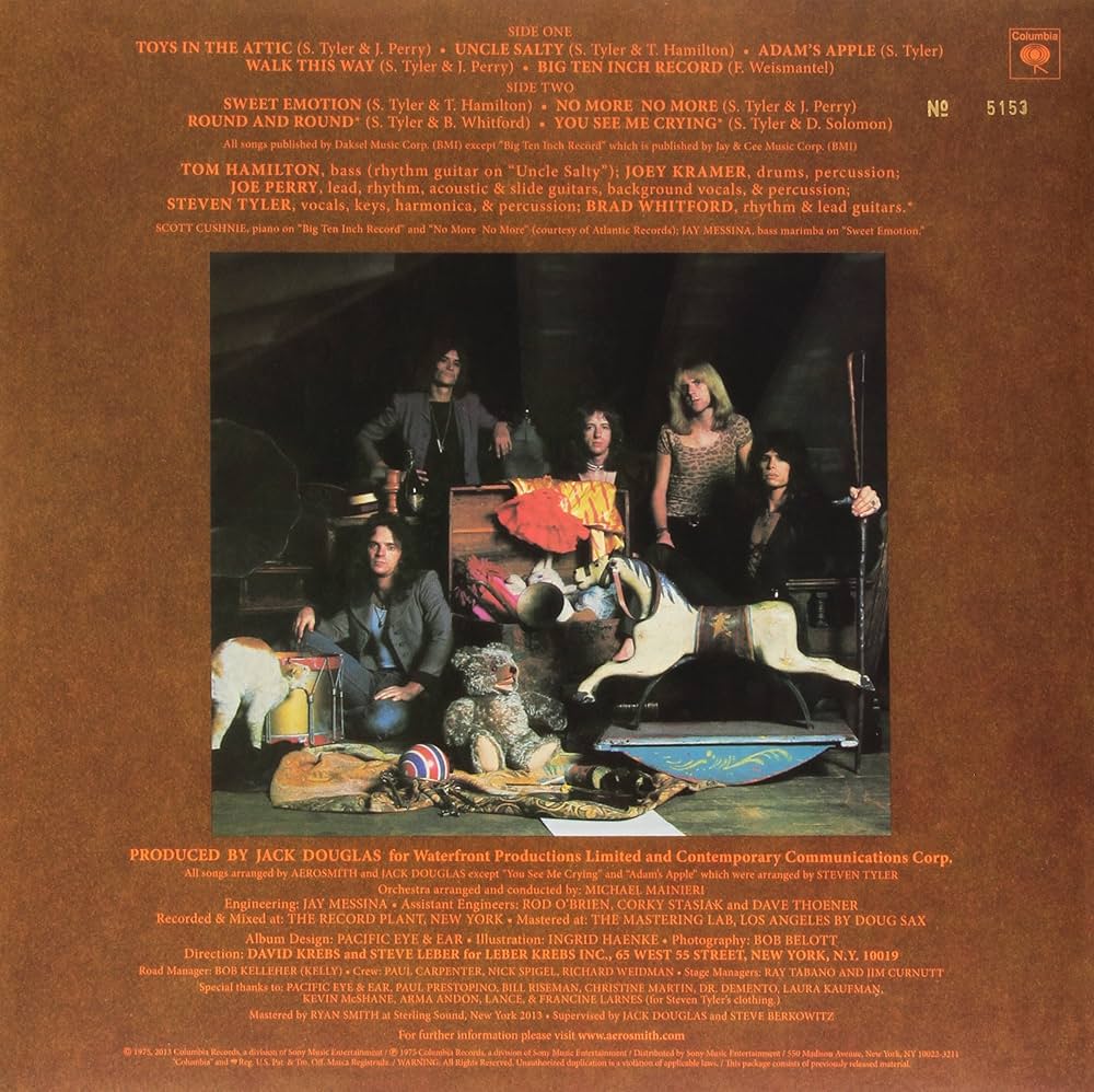 Amazon.co.jp: Toys in the Attic [Analog]: ミュージック