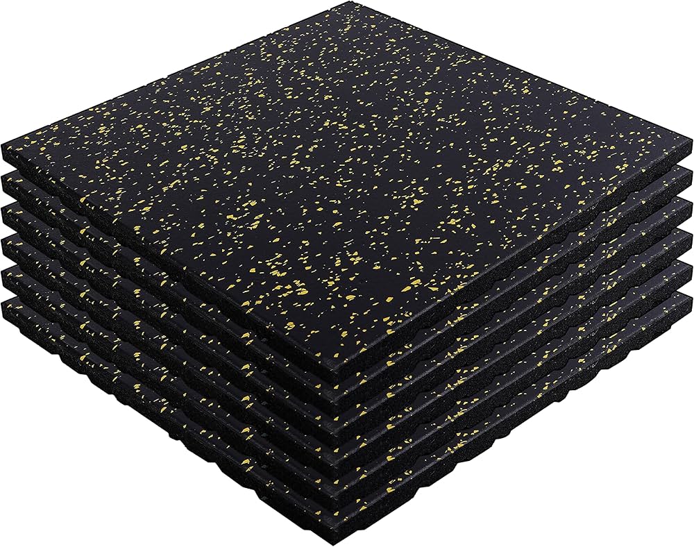 Amazon | ISL ラバートレーニングマット ブラックxイエローチップ 25mm