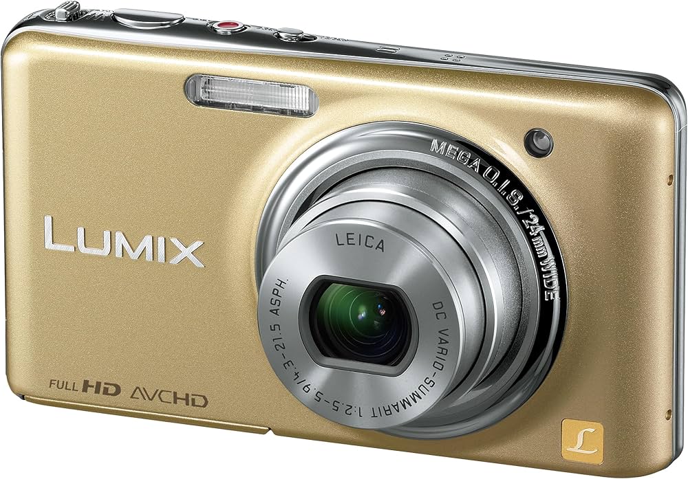 Amazon | パナソニック デジタルカメラ LUMIX FX77 レオパードゴールド