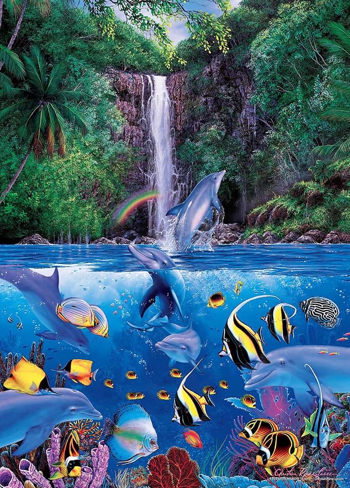 Amazon | 1000ピース ジグソーパズル ラッセン エターナル レインボー