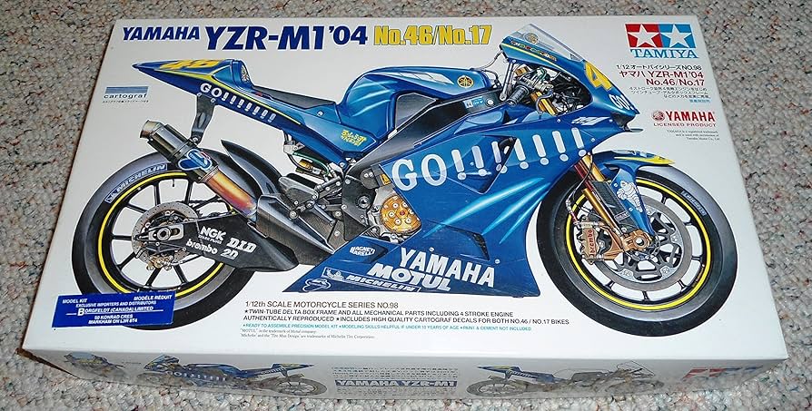 Amazon | タミヤ 1/12 オートバイシリーズ ヤマハYZR-M1 '04 No.46/No