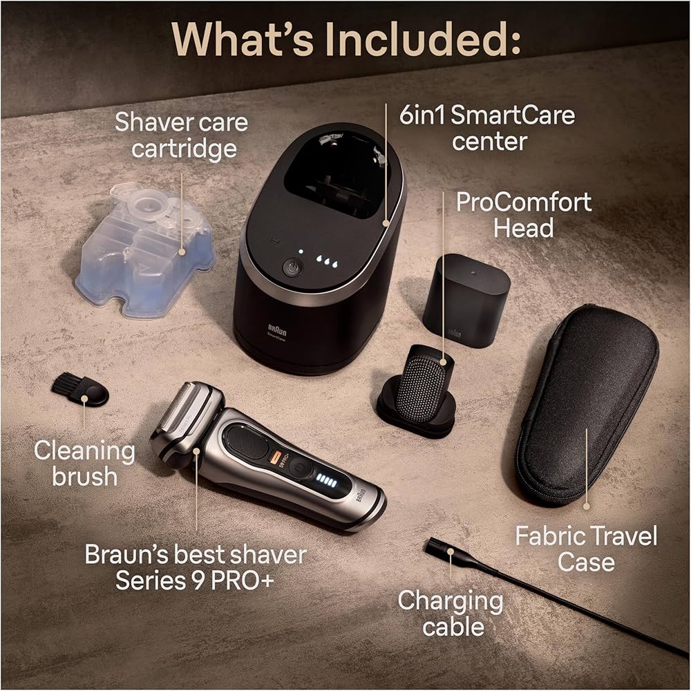 Amazon.com: Braun Series 9 PRO+ Electric Razor for Men, 5 Pro