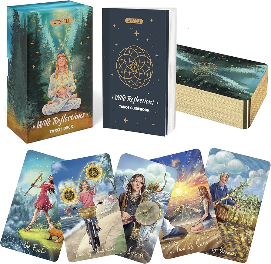 Amazon.com: Wyspell Unique Tarot Cards with Guidebook - Wild