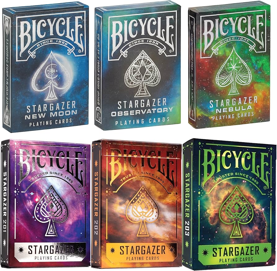 Amazon.co.jp: 自転車トランプ スターゲイザーシリーズ 6デッキ