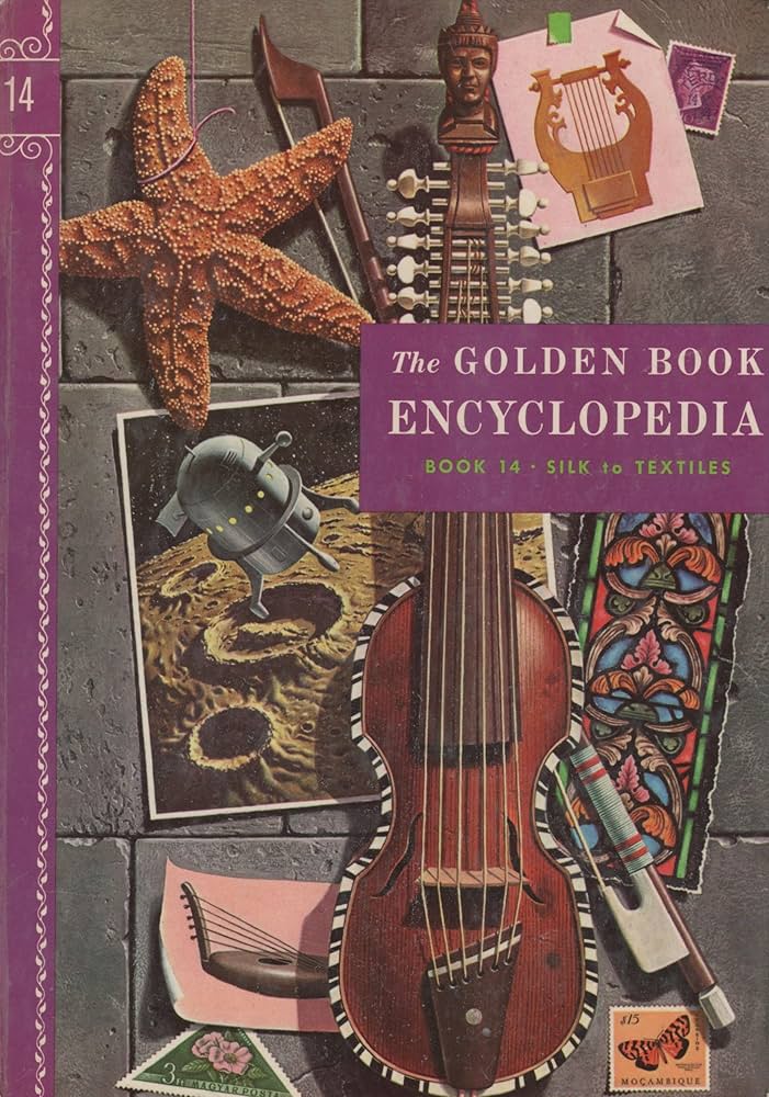 The Golden Book Encyclopedia Book 14, Silk to Textiles: Parker