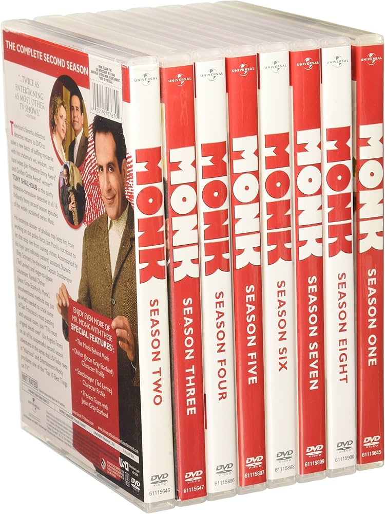 Amazon.com: Monk The Complete Series Season 1-8 DVD : Movies & TV