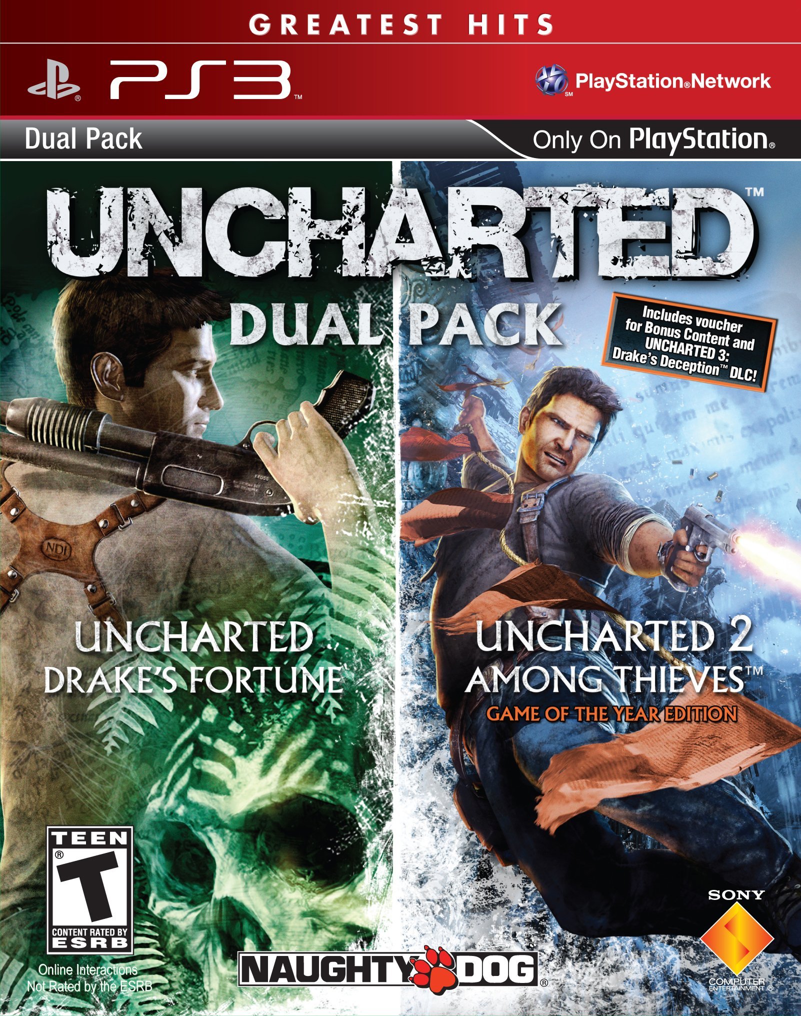 Amazon.com: UNCHARTED Greatest Hits Dual Pack - Playstation 3