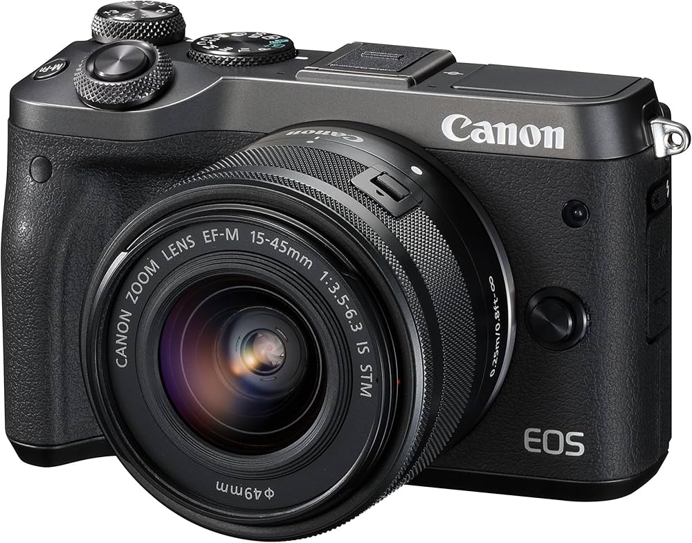 本体ジャンク品】 Canon EOS M6 ミラーレス一眼 レンズ3本付き Amazon