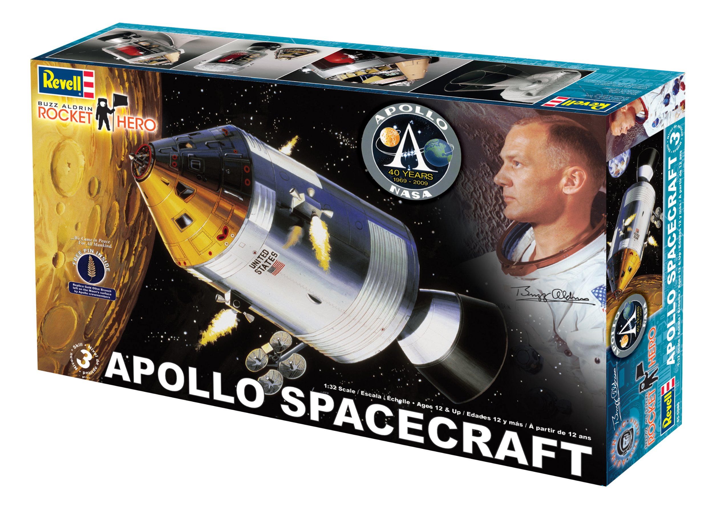 Amazon | 1/32 アポロ 宇宙船 インテリア付き | プラモデル 通販