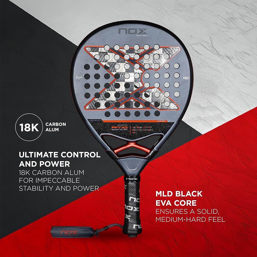 Amazon.com: Padel Racket AT10 Genius 18K Alum by Agustin Tapia