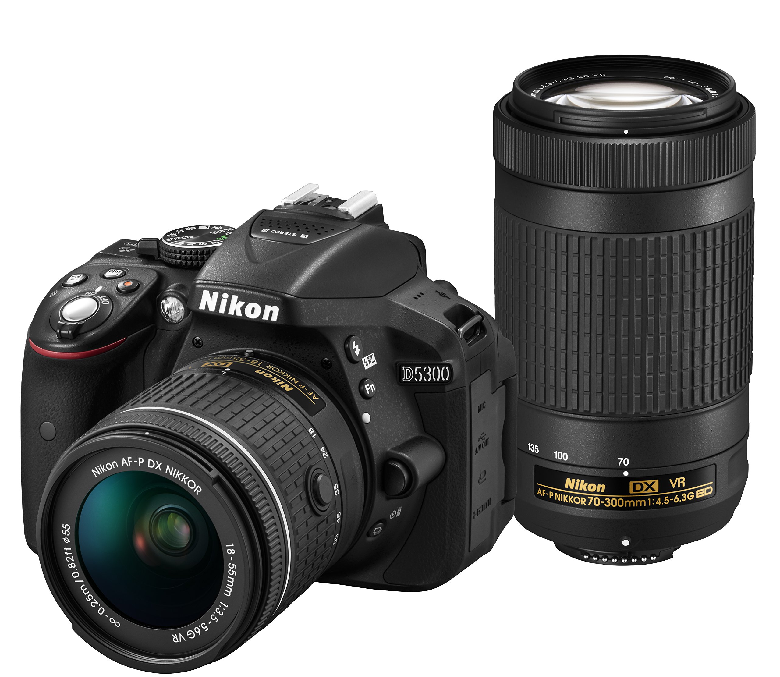 Amazon | Nikon デジタル一眼レフカメラ D5300 AF-P ダブルズーム