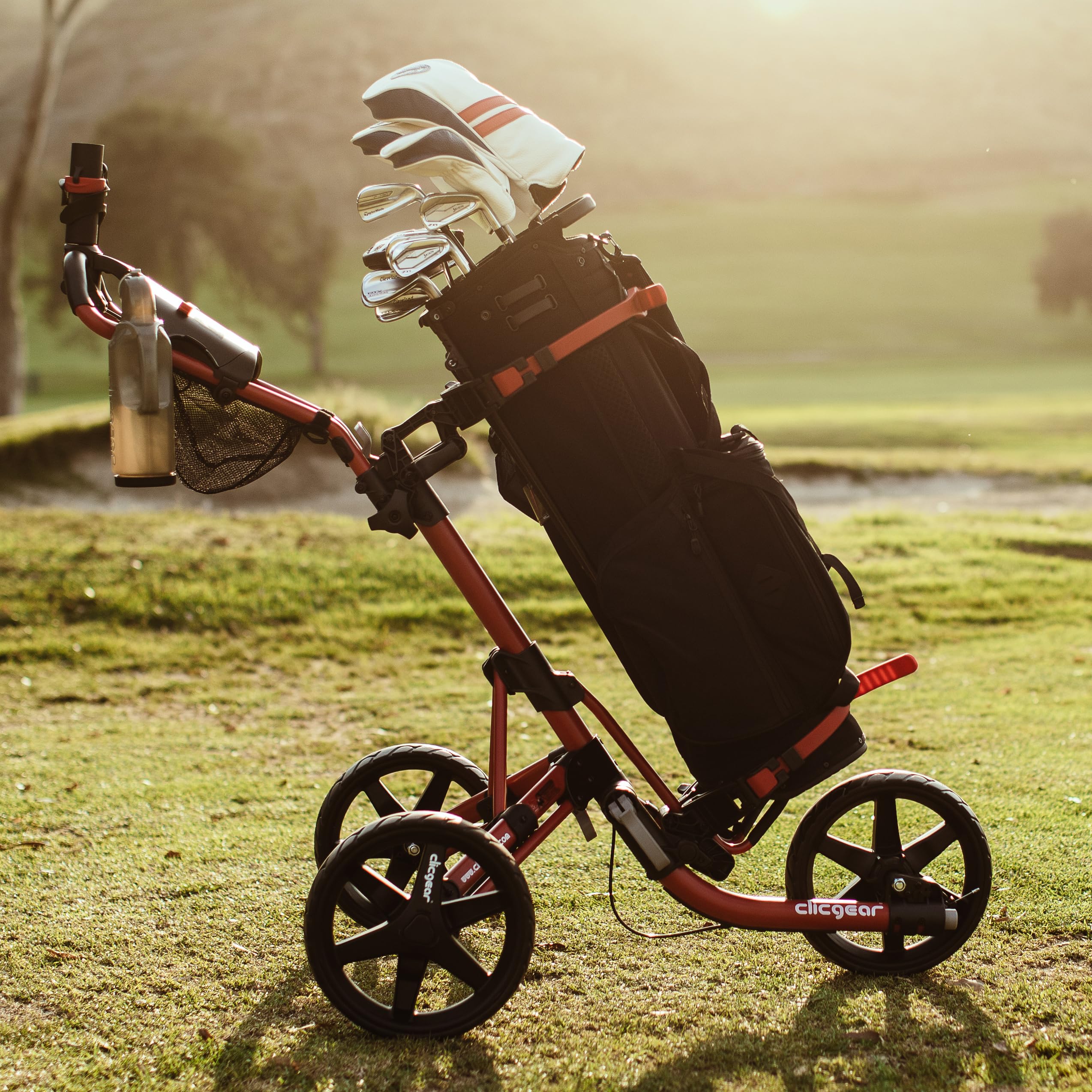 Amazon.co.jp: Clicgear Model 4.0 ゴルフプッシュカート 3輪