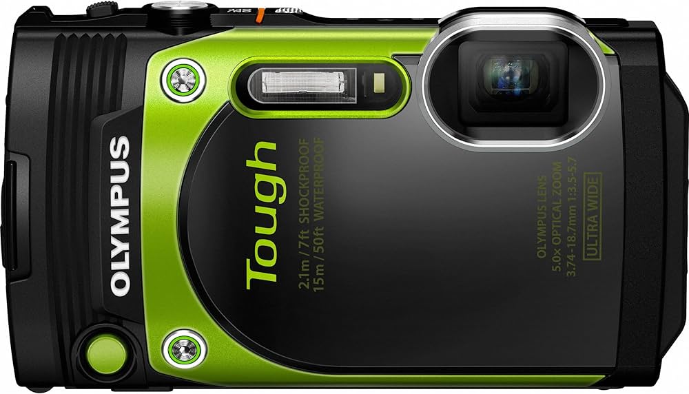 OM SYSTEM OLYMPUS TG-870 Tough Waterproof Digital Camera (Green