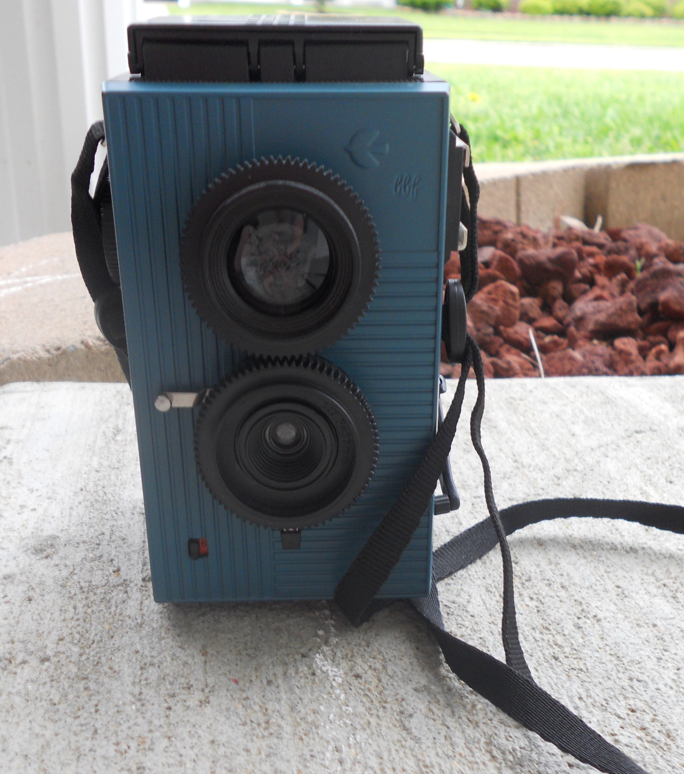 Amazon.co.jp: 【blackbird, fly（ブルー）】35mmフィルム仕様の2眼