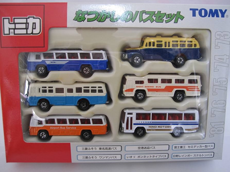 Amazon | トミカ なつかしのバスセット | ミニカー・ダイキャストカー