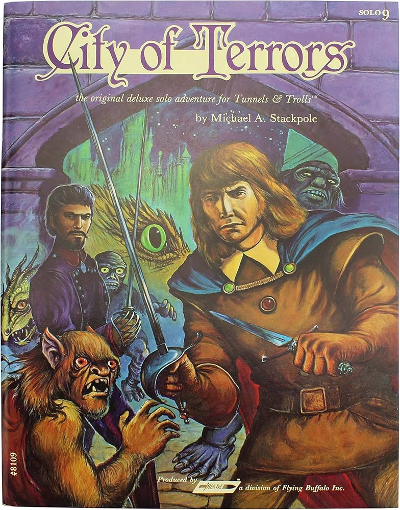 Tunnels & Trolls Solo Adventure 9: City of Terrors (Original
