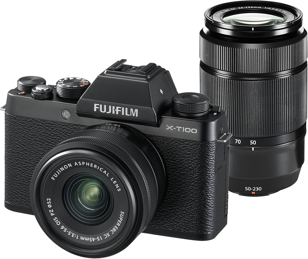 Amazon | FUJIFILM ミラーレス一眼 X-T100ダブルズームレンズキット