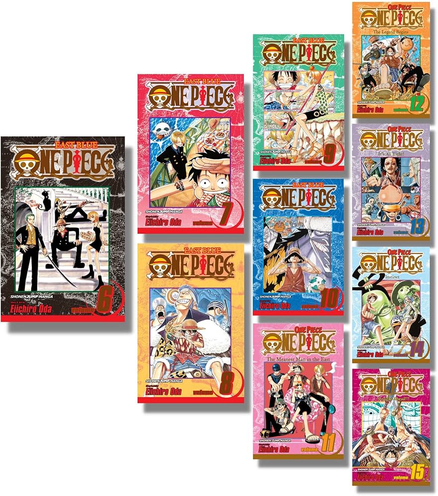 One Piece Set 1 - Vol 6 - 15 East Blue and Baroque Works: Eiichiro