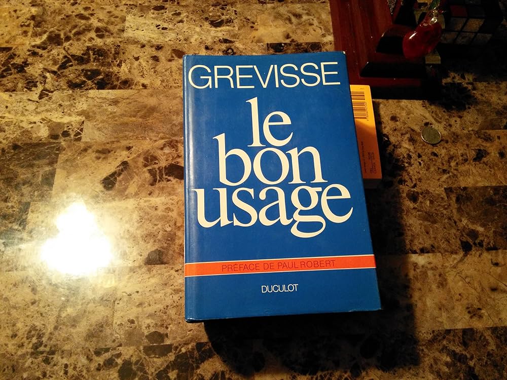 Amazon.com: Le Bon Usage: 9782801105887: Grevisse, M.: Books