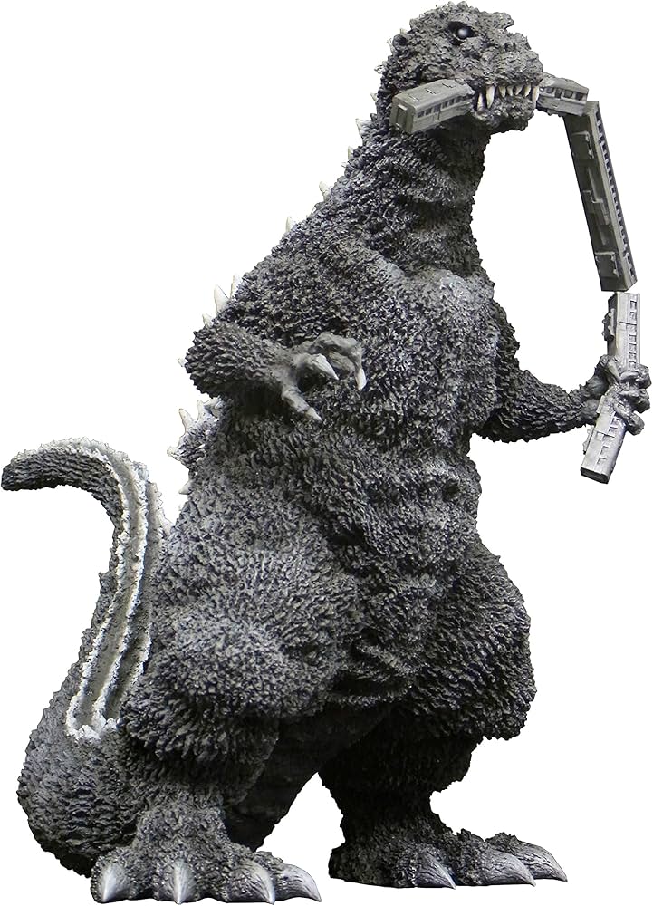 Amazon.co.jp: 東宝30cmシリーズ ゴジラ (1954) 初代ゴジラ 電車咥え