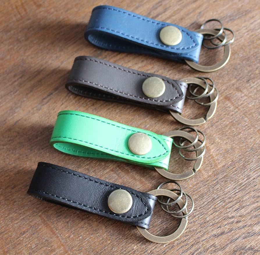 Amazon.co.jp: 近藤 ベルトキーホルダー ストラップ キーリング 3連 本