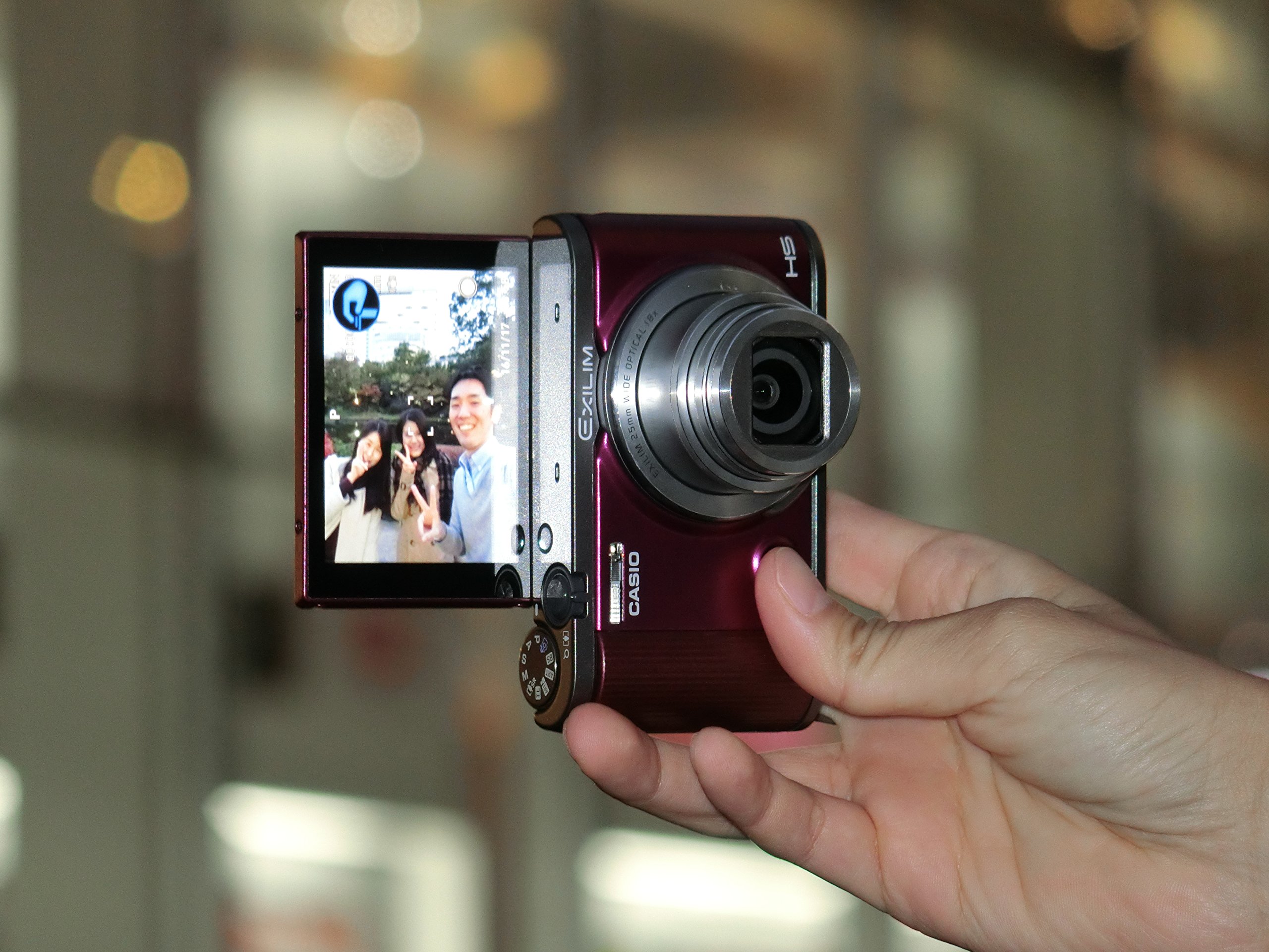 Amazon | CASIO デジタルカメラ EXILIM EX-ZR1700WR 自分撮りチルト