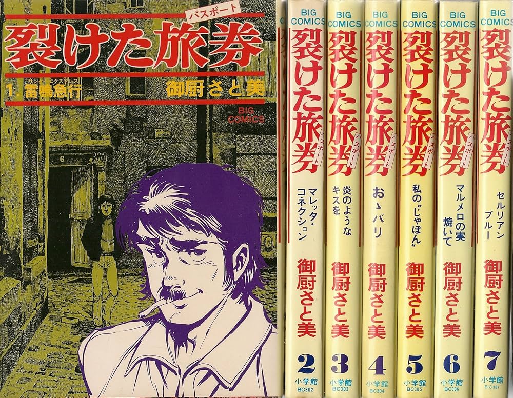 Amazon.co.jp: 裂けた旅券 裂けたパスポート 全7巻完結 (ビッグ