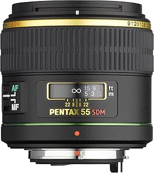 Amazon.com : Pentax SMC DA* 55mm f/1.4 SDM Prime Standard Lens w