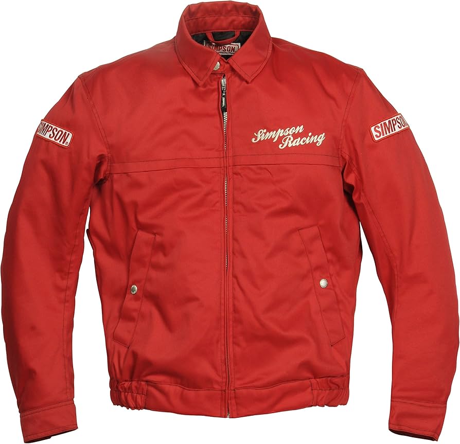 Amazon | [シンプソン] コットンジャケット レッド 3L SJ-5131
